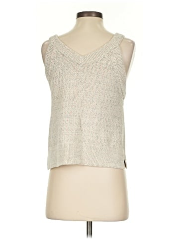 Madewell Rainbow Marled Wakefield Button-Front Sweater Tank (view 2)