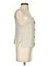 Madewell Ivory Sleeveless Button-Down Shirt Size S - photo 4