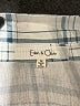 Eden & Olivia 100% Polyester Plaid Ivory Long Sleeve Blouse Size M - photo 7
