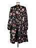 Ophelia Roe 100% Polyester Floral Black Casual Dress Size M - photo 2