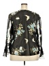 Plaza South 100% Polyester Black 3/4 Sleeve Blouse Size 18 - photo 2
