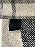 ONLY HEARTS 100% Polyester Plaid Ivory Gray 3/4 Sleeve Blouse Size M - photo 7