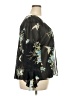 Plaza South 100% Polyester Black 3/4 Sleeve Blouse Size 18 - photo 4