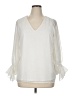 Sam and Jess 100% Polyester Ivory 3/4 Sleeve Blouse Size XL - photo 1