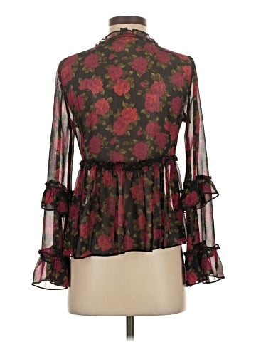 American Eagle Outfitters 3/4 Sleeve Blouse (view 2)