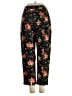 Unbranded Floral Black Casual Pants Size 4 - photo 2