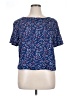 Bongo 100% Rayon Blue Short Sleeve Blouse Size XL - photo 1