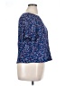 Bongo 100% Rayon Blue Short Sleeve Blouse Size XL - photo 4