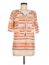 Onque Casuals Orange Short Sleeve Blouse Size M - photo 1