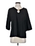 Unbranded Black 3/4 Sleeve Blouse Size S - photo 1