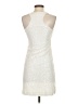 Boston Proper 100% Polyester Ivory Cocktail Dress Size 4 - photo 2