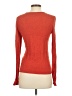 Lucky Brand 100% Cotton Orange Pullover Sweater Size S - photo 2