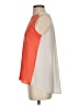 Zara Basic Orange Sleeveless Blouse Size S - photo 5