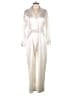 Zara Metallic Ivory Jumpsuit Size L - photo 1