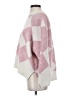 Sincerely Jules Checkered-gingham Pink Poncho Size S - photo 5