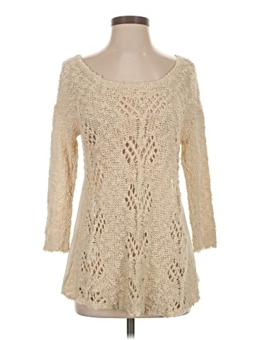 Knitted & Knotted Pullover Sweater (view 1)