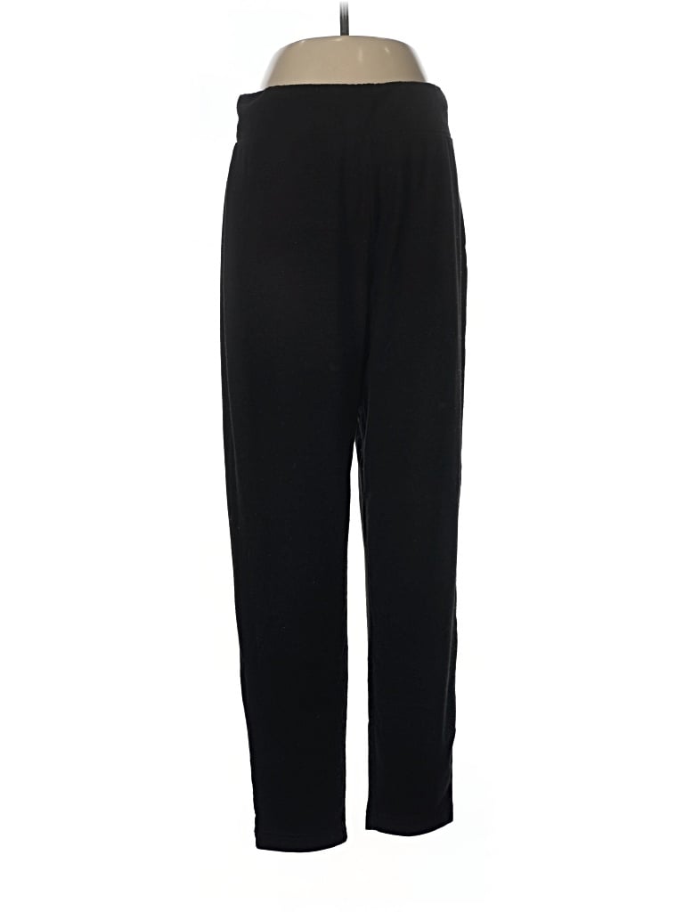 Pre-owned Lands' End Casual Pants In Black