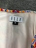 Elle 100% Polyester Print Orange Casual Dress Size S - photo 7