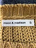 Moon & Madison 100% Acrylic Solid Gold Pullover Sweater Size S - photo 7