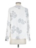 Ann Taylor 100% Polyester Silver Long Sleeve Blouse Size S - photo 2