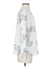Ann Taylor 100% Polyester Silver Long Sleeve Blouse Size S - photo 4