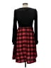 PatPat Plaid Red Casual Dress Size L - photo 2