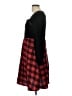 PatPat Plaid Red Casual Dress Size L - photo 5