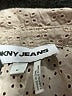 DKNY Jeans Houndstooth Tan Long Sleeve Button-Down Shirt Size M - photo 7