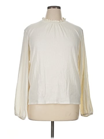 J.Crew Factory Store Long Sleeve Blouse (view 1)