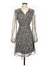 Tart 100% Polyester Animal Print Gray Cocktail Dress Size S - photo 1
