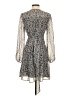 Tart 100% Polyester Animal Print Gray Cocktail Dress Size S - photo 2