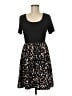 Shein 100% Polyester Animal Print Black Casual Dress Size 8 - 10 - photo 1