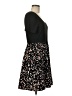 Shein 100% Polyester Animal Print Black Casual Dress Size 8 - 10 - photo 4