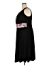 Perceptions Graphic Black Cocktail Dress Size 20W - photo 5