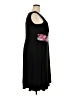 Perceptions Graphic Black Cocktail Dress Size 20W - photo 4