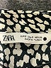 Zara Animal Print Black Long Sleeve Blouse Size S - photo 7