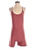 Active by Old Navy Solid Burgundy Romper Size L - photo 1