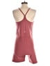 Active by Old Navy Solid Burgundy Romper Size L - photo 2
