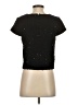 Banana Republic 100% Polyester Black Short Sleeve Top Size S - photo 2