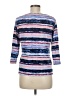 Ruby Rd. Blue 3/4 Sleeve Top Size M - photo 2
