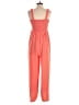 Unbranded 100% Polyester Solid Orange Jumpsuit Size M - photo 2