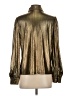 VICI Metallic Gold Long Sleeve Blouse Size S - photo 2