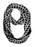 Unbranded Houndstooth Black Scarf One size - photo 1