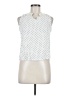 Assorted Brands 100% Viscose Polka Dots White Sleeveless Blouse Size M - photo 1