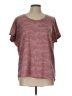 Xersion Camo Pink Burgundy Short Sleeve T-Shirt Size L - photo 1