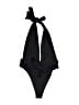 Superdown Solid Black One Piece Swimsuit Size XS - photo 2
