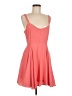Margot 100% Polyester Solid Pink Cocktail Dress Size M - photo 1