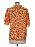 ePretty 100% Polyester Print Orange 3/4 Sleeve Blouse Size M - photo 2
