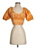 Cleobella Orange Short Sleeve Blouse Size S - photo 1