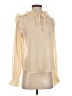 Blu Pepper Ivory Long Sleeve Blouse Size S - photo 1